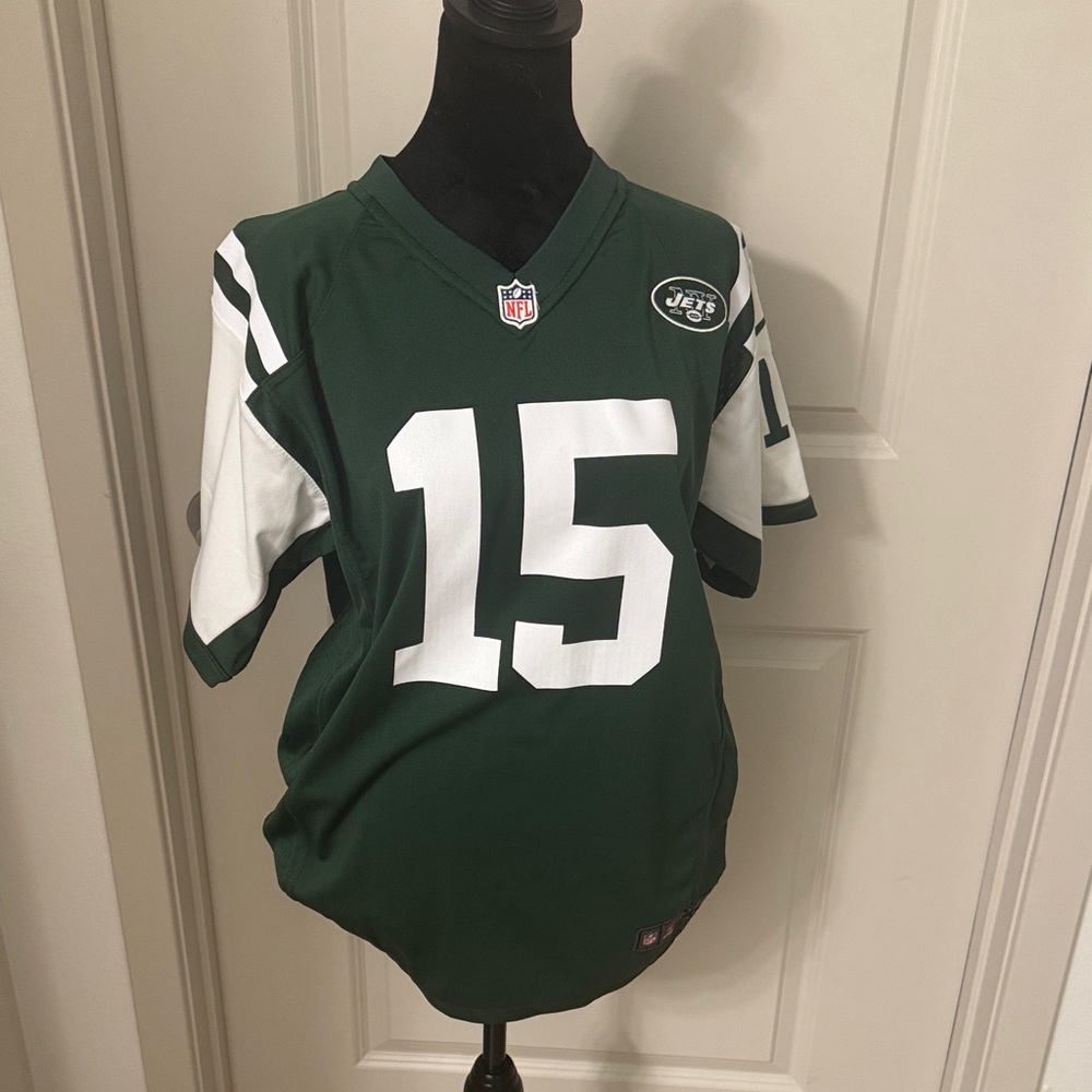 Green and White Football Jersey
